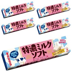 유하미카쿠토 토쿠노 밀크 소프트 캔디, 50g, 5개