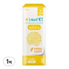 루나미 소프트 팬티라이너 롱, 72개입, 1개