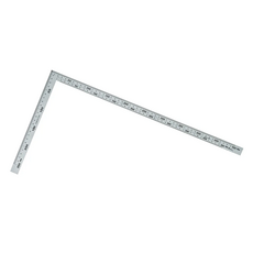 SHINWA 鶴龜 雙面角尺 寬厚型 鐵工角尺 木工角尺 50公分, 1支