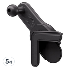 JUPAZIP Casper Electric 車用手機支架固定座, 黑色, 5個