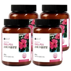 바로푸드 히비스커스 20배 추출분말, 200g, 1개입, 4개