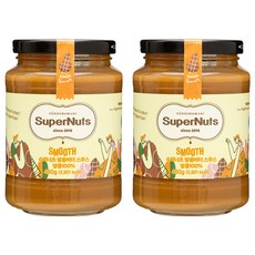 슈퍼너츠 피넛버터 스무스, 460g, 2개