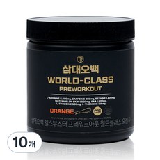 ThreeThingsForFiveHundredKilogram 運動能量補充粉 橘子口味, 10個, 300g