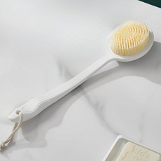 Dalroa雙色半彎曲身體刷, 1入, 白色, 1個