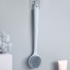 DALLOA 第二代不鏽鋼身體刷, 1入, 灰色, 1個