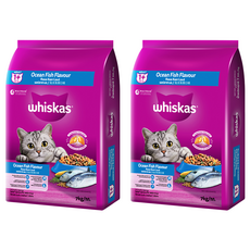 whiskas 偉嘉 貓乾糧, 海洋魚類口味, 7kg, 2袋