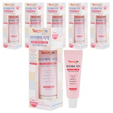 예꼬맘 치카케어 치약 1단계 60g+소형치약 15g, 6세트