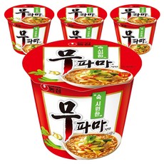 농심 무파마 큰사발 컵라면, 4개