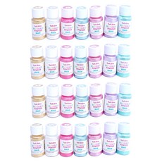 美人魚珍珠粉史萊姆成分 7色 各2入, 4組