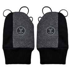 TourGolf Ultra Heat 冬季防寒高爾夫雙手暖手套, 黑灰色, 1個