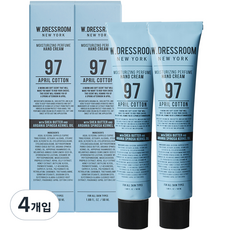 W.DRESSROOM 香水護手霜 No.97 四月棉, 50ml, 4條