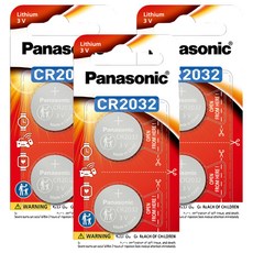 Panasonic 國際牌 台灣公司貨 鋰鈕扣電池 CR-2032TW, 2入, 3組