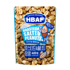 바프 로스티드 앤 솔티드 땅콩, 400g, 1개