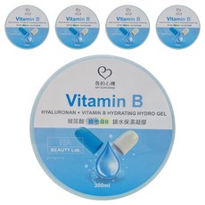 MY SCHEMING 我的心機 玻尿酸+維他命B鎖水保濕凝膠 HYALURONAN + VITAMIN B HYDRATING HYDRO GEL, 5罐, 1罐