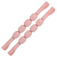 DAEHAN MOL 萬用按摩滾輪棒 按摩棒, 2個, 粉紅色