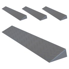 ReadyBox 安全房門門檻斜坡板 門檻斜坡支架, 4個, 灰色