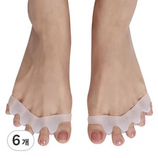 헬스퍼스트 실리콘 발가락 링, 6개