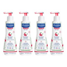 mustela 慕之恬廊 嬰兒舒緩潔膚凝膠, 4個, 300ml