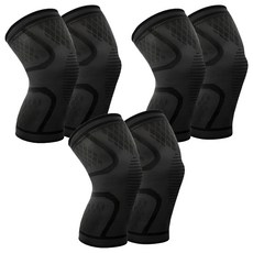 OMC運動專用型護膝 大人黑色 一雙2入組, 3組