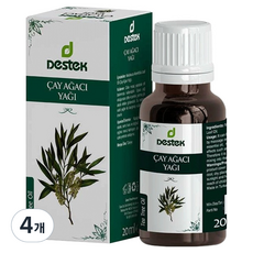 destek 臉部芳香茶樹精油, 20ml, 4個