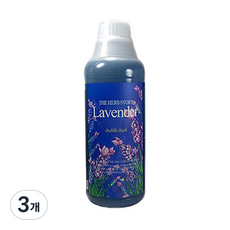 더허브스토리 버블바스 라벤더, 1L, 3개