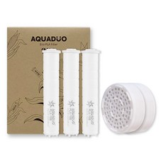 Aqua Duo Blossom Shower + PLA Filter 3p + 2nd ACF Head Filter 2p Set, 1套