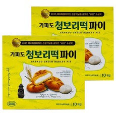 濟州加波島產青麥年糕派 12包入, 258g, 2盒
