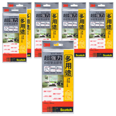 3M Scotch 超強力VHB多用途雙面膠帶 VP05 150mm x 80mm, 單色, 6包