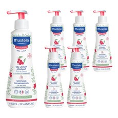 mustela 慕之恬廊 嬰兒舒緩潔膚凝露, 6個, 300ml