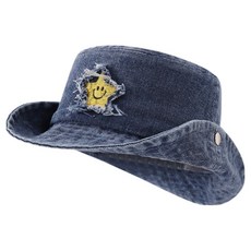 KIDSCOMO 童款星星牛仔漁夫帽