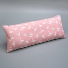 ahtty blanc 孩童印花寬枕頭+枕頭套 2入, Pink Swan