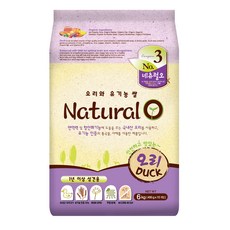네츄럴오 강아지 기능성 사료, 면역/항산화, 6kg, 1개