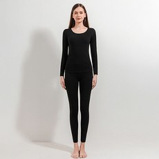 COB 女款雙面刷毛發熱內衣褲上下衣套裝