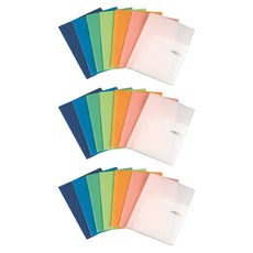 希望文件 雙口袋文件夾 0.4mm HS0137, 天藍色, 30個