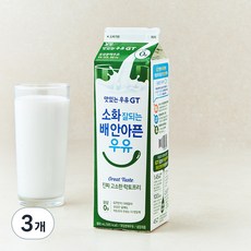 남양유업 맛있는우유GT 고소한 락토프리, 900ml, 3개