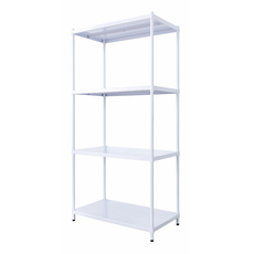 dayneeds 日需百備 極致工藝 烤漆層架, 白色, 4層