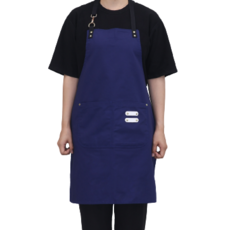 cofv 可調節長度棉滌綸防水圍裙, 海軍藍, 1個