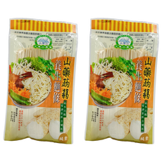 大雪山農場 山藥蒟蒻麵, Q彈滑順不軟爛, 天然食材, 無添加色素, 250g, 2包