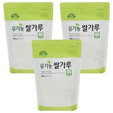 OrganicStory 유기농 쌀가루, 500g, 3개