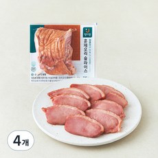 정다운 훈제오리 슬라이스, 200g, 4개