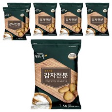 농부의뜰 감자전분, 1kg, 6개
