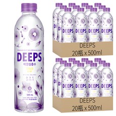 DEEPS 黃金海洋深層水, 500mL, 礦物質平衡比例3:1:1, 40瓶