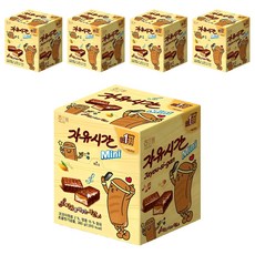자유시간 미니 초콜릿, 380g, 5개