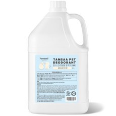 Tamsaa 寵物除臭劑 補充包 嬰兒爽身粉香, 4L, 1個