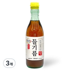 복이네먹거리 통들깨로 만든 진한맛 들기름, 350ml, 3개