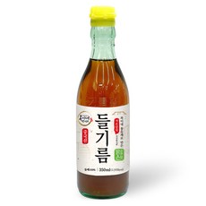 복이네먹거리 통들깨로 만든 저온압착 순한맛 맑은 들기름, 350ml, 1개