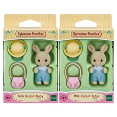 EPOCH Sylvanian Families 森林家族 奶兔寶寶圖5413, 2個