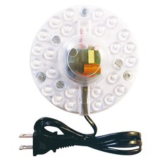 明沛 LED聲光控圓盤感應燈 12W MP7658 123 x 32mm, 白光, 1個