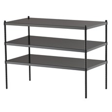 dayneeds 日需百備 極致工藝烤漆架(展示架/儲藏架/收納層架/層架/鐵架) 1個, 3層, 黑色