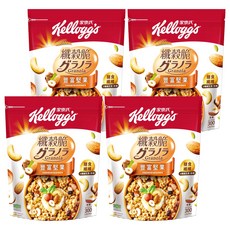 Kellogg's 家樂氏 纖穀脆 豐富堅果, 300g, 4個